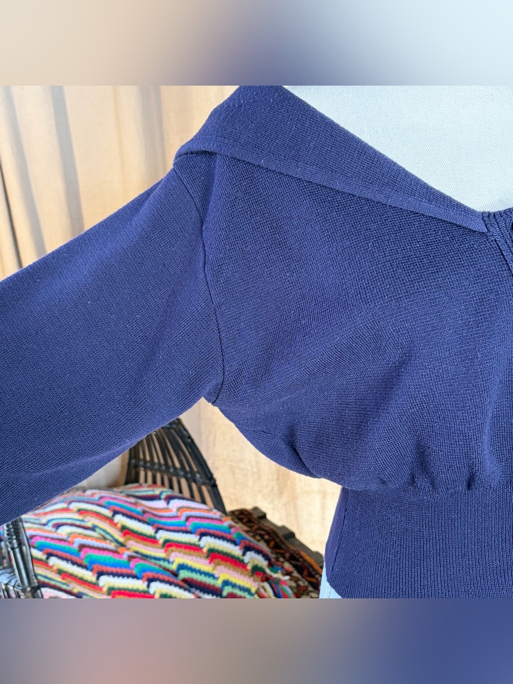 80s Sailor Sweater by Contempo Casuals - Picture 3 of 5